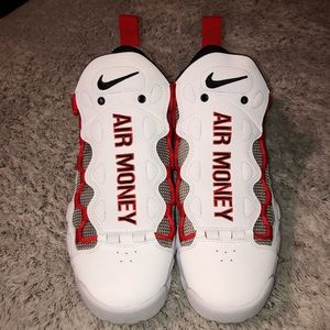 Nike Air More Money “Habanero Red”